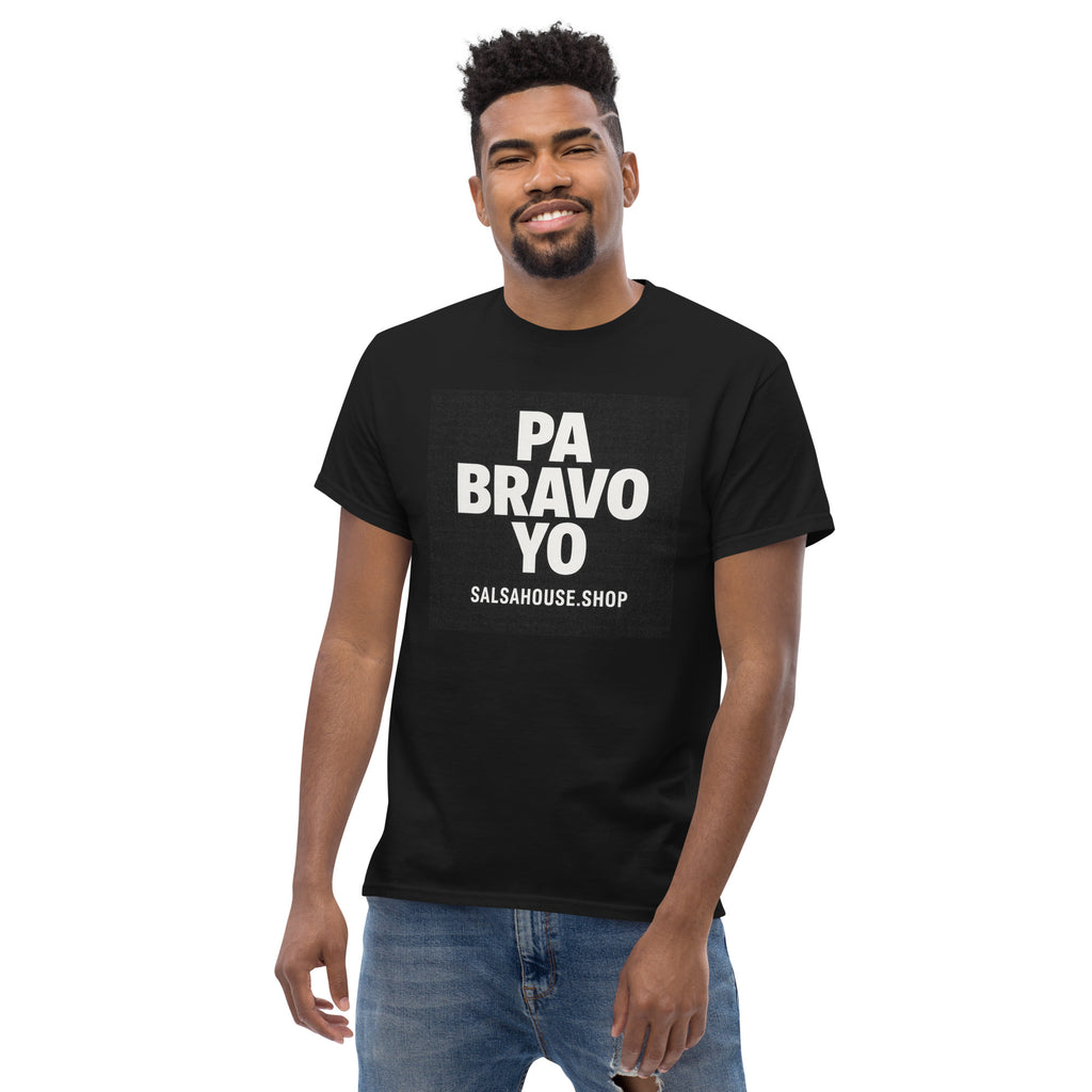 Unisex classic tee-PA BRAVO YO-plain-black