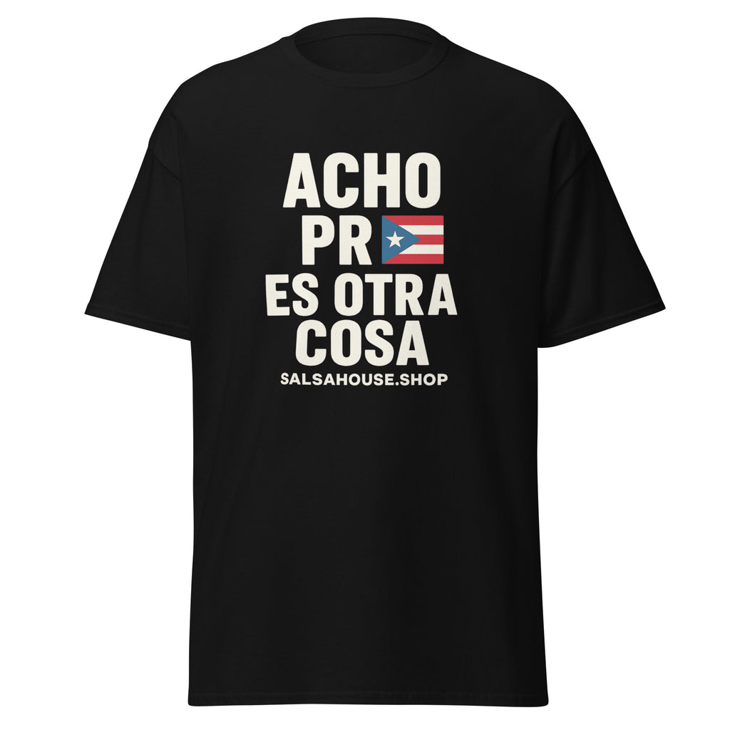 Unisex classic tee-ACHO PR ES OTRA COSA-flag-black
