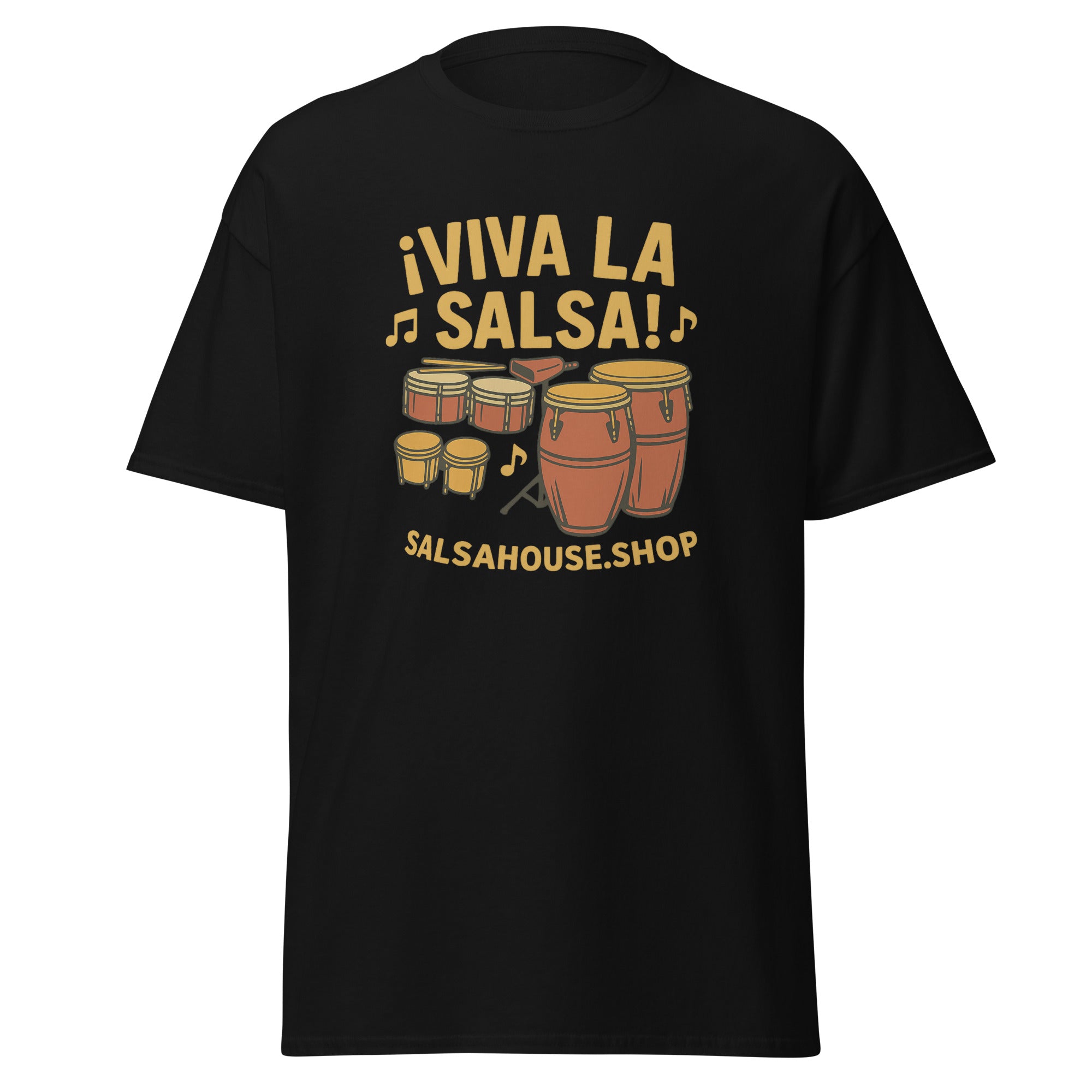 Unisex classic tee-VIVA LA SALSA-black