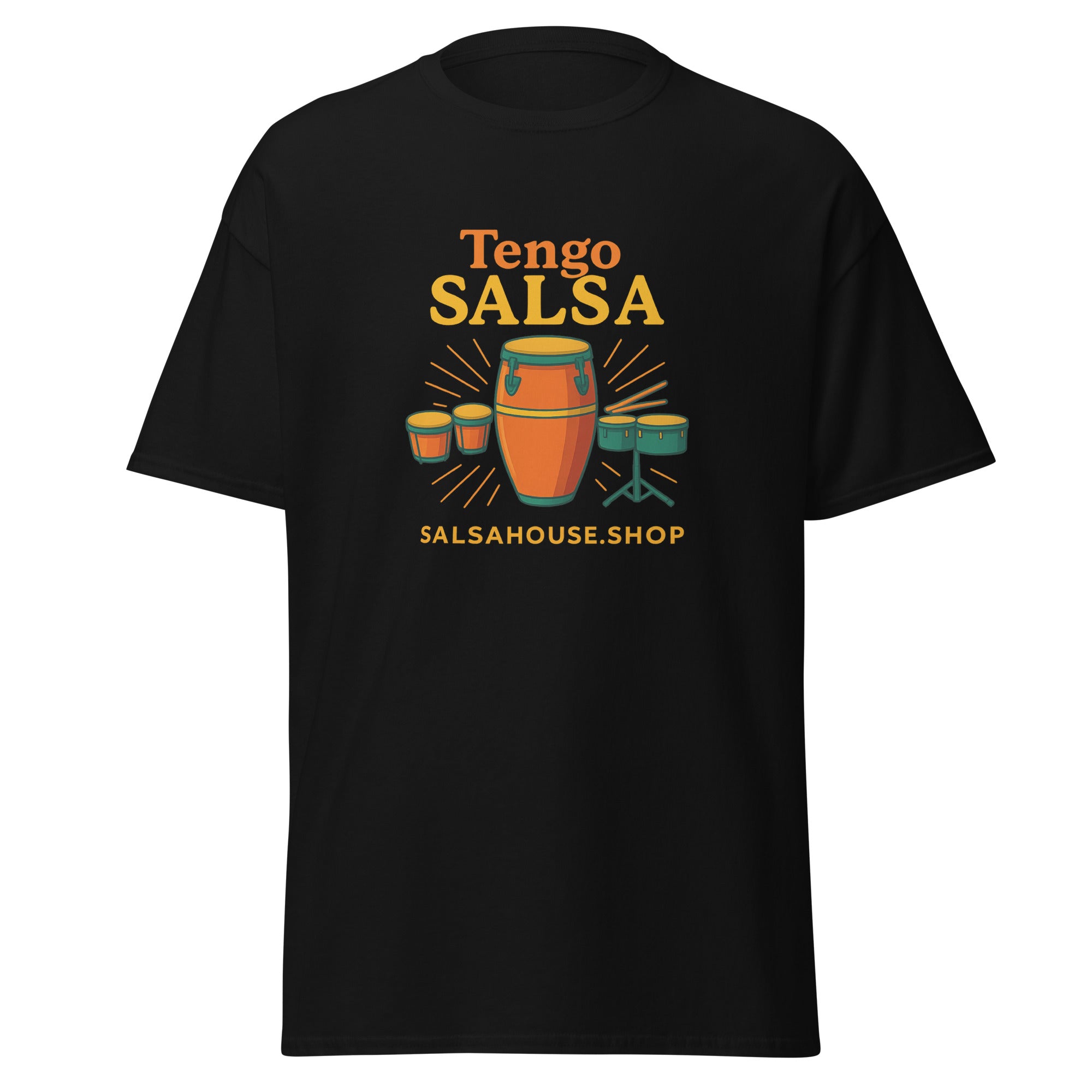 Unisex classic tee-TENGO SALSA-black