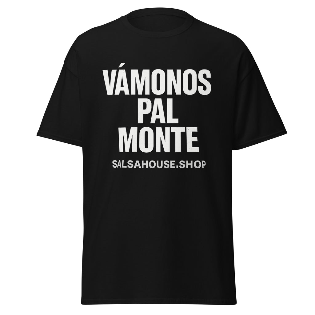 Unisex classic tee-VÁMONOS PAL MONTE-plain-black