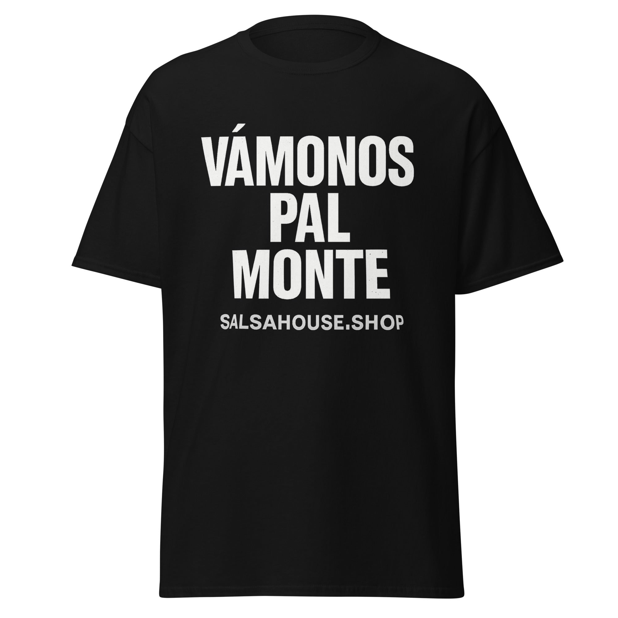 Unisex classic tee-VÁMONOS PAL MONTE-plain-black