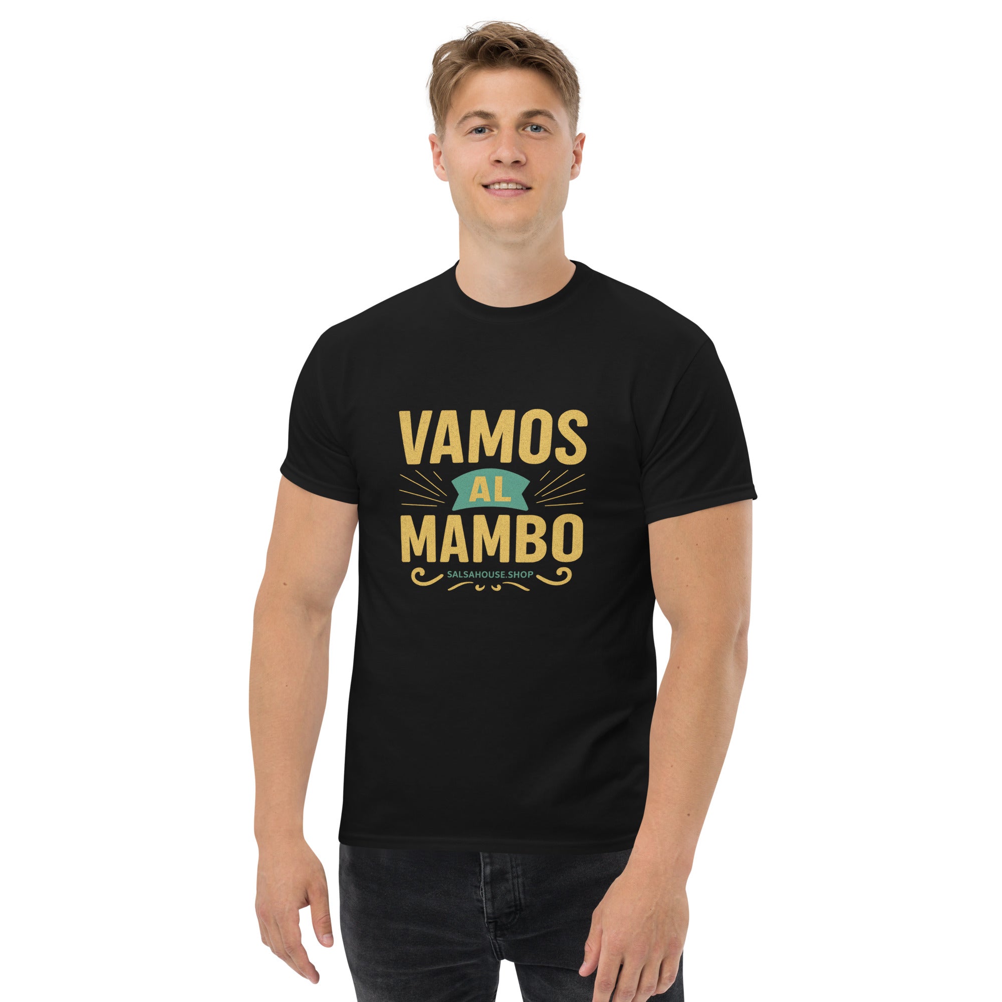 Unisex classic tee-VAMOS AL MAMBO-black