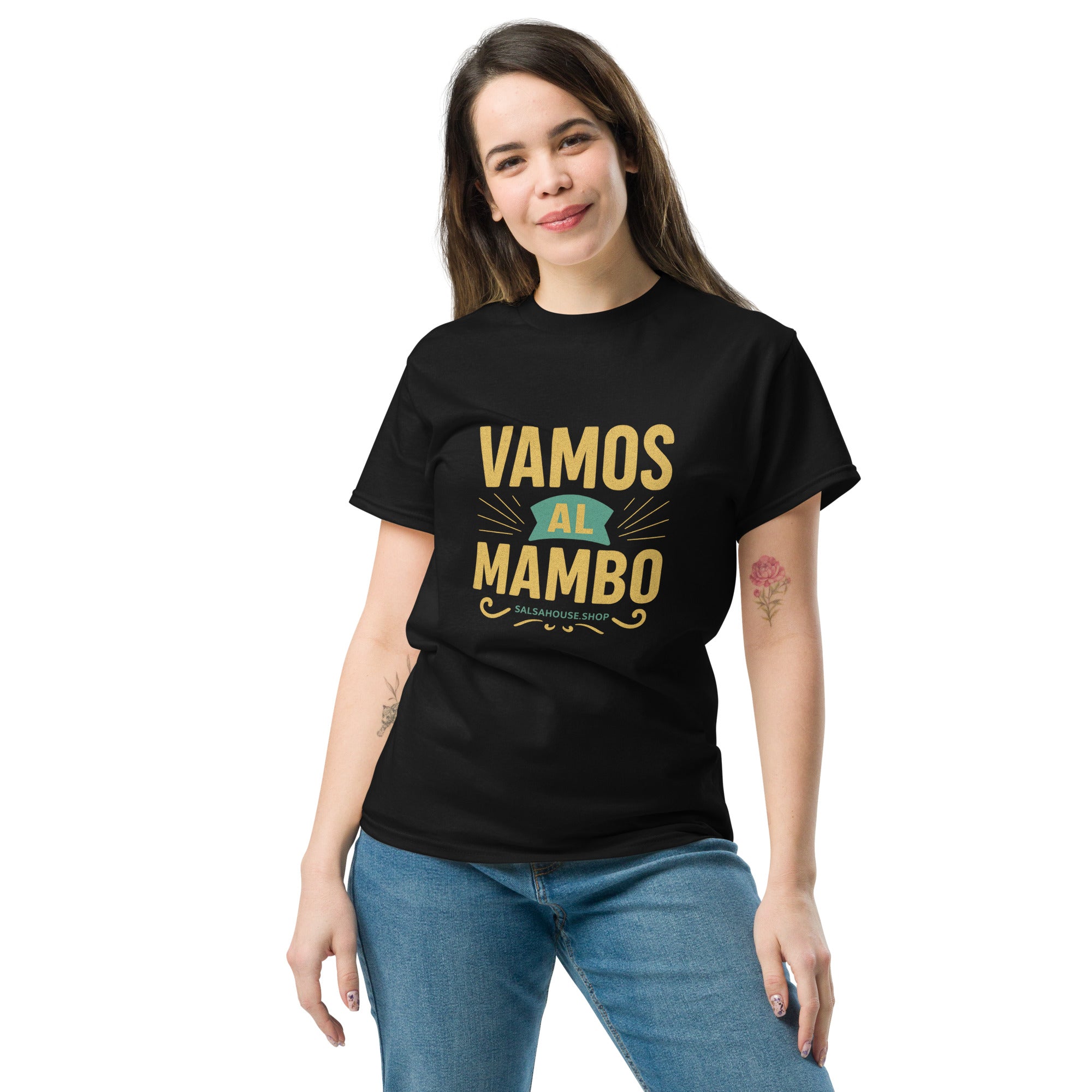 Unisex classic tee-VAMOS AL MAMBO-black