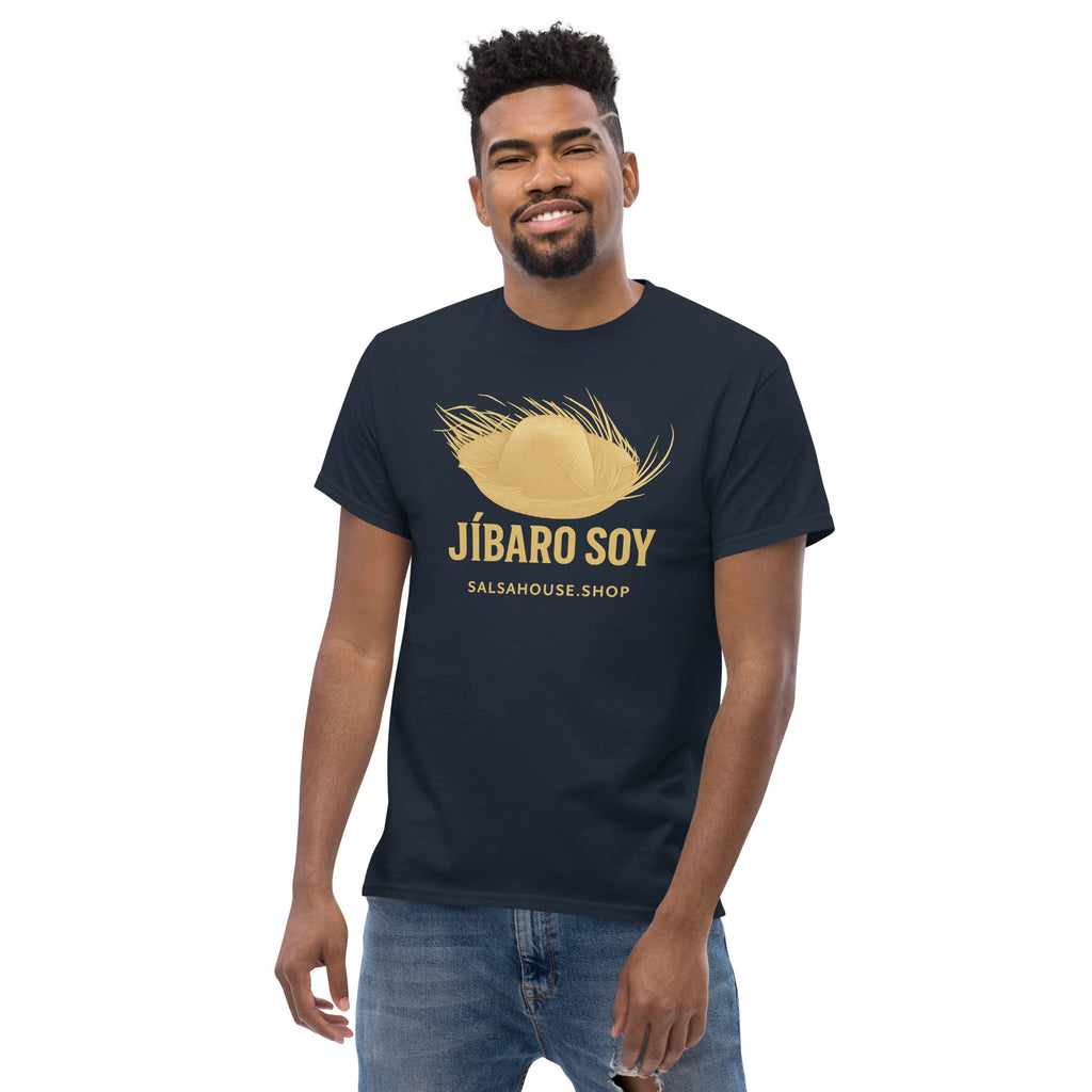 Unisex classic tee-JÍBARO SOY-navy