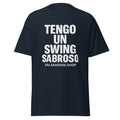 Unisex classic tee-TENGO UN SWING SABROSO-plain-navy