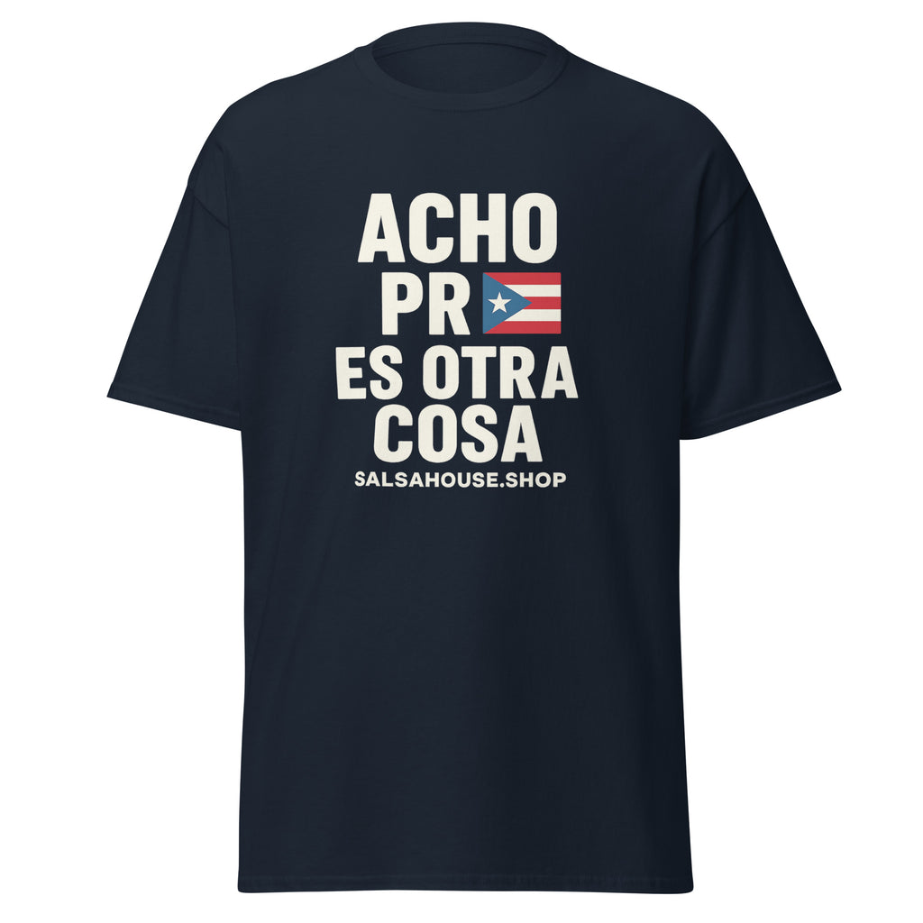Unisex classic tee-ACHO PR ES OTRA COSA-flag-navy