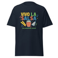 Unisex classic tee-VIVO LA SALSA-navy