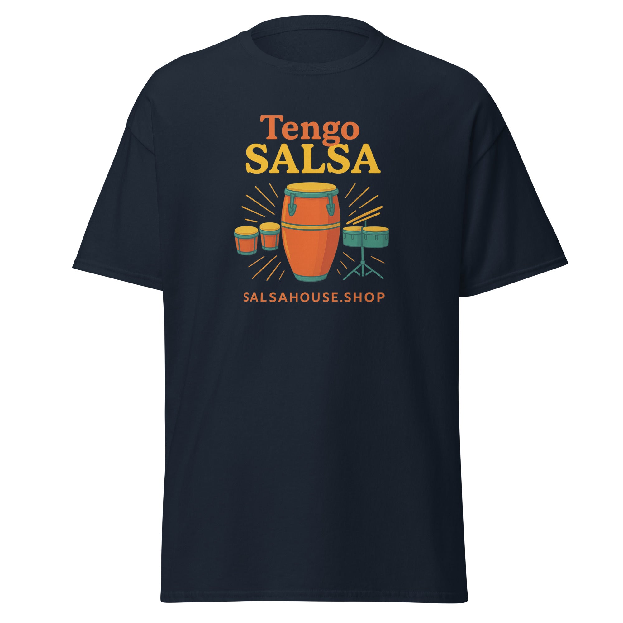 Unisex classic tee-TENGO SALSA-navy