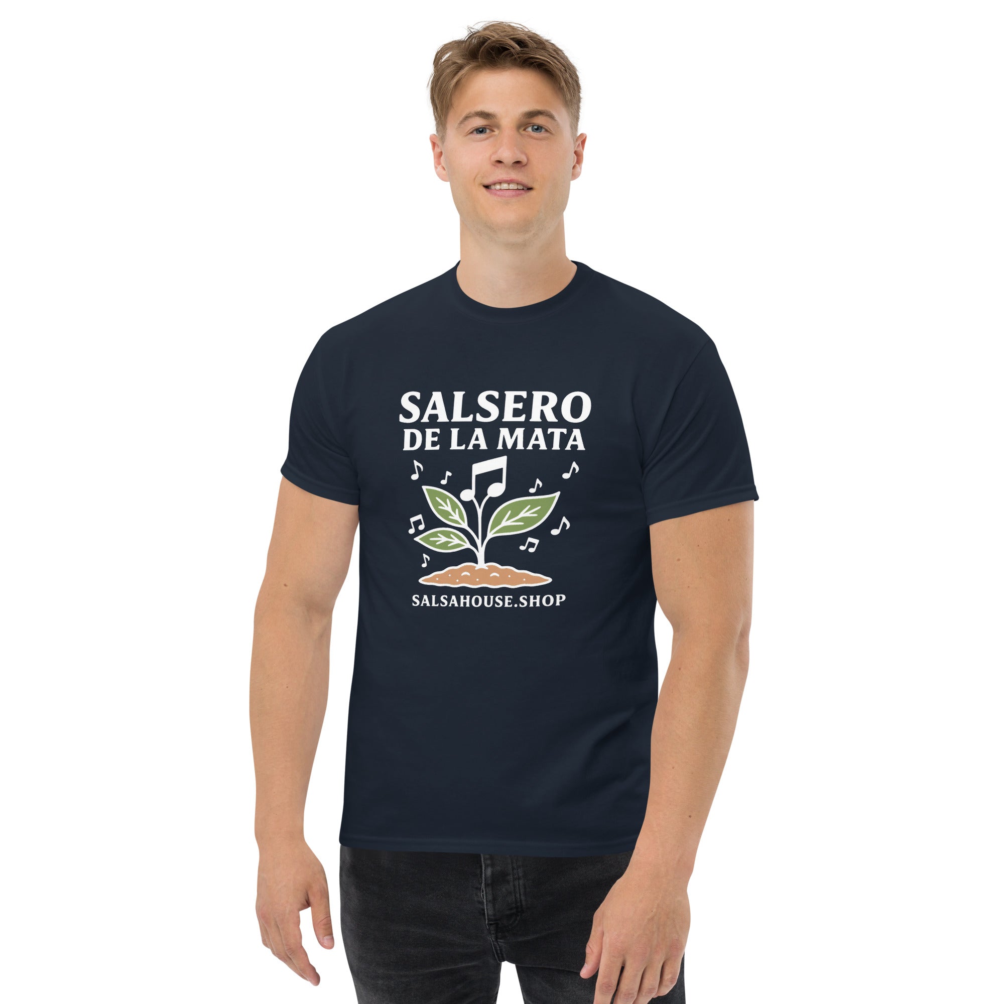 Unisex classic tee-SALSERO DE LA MATA-navy