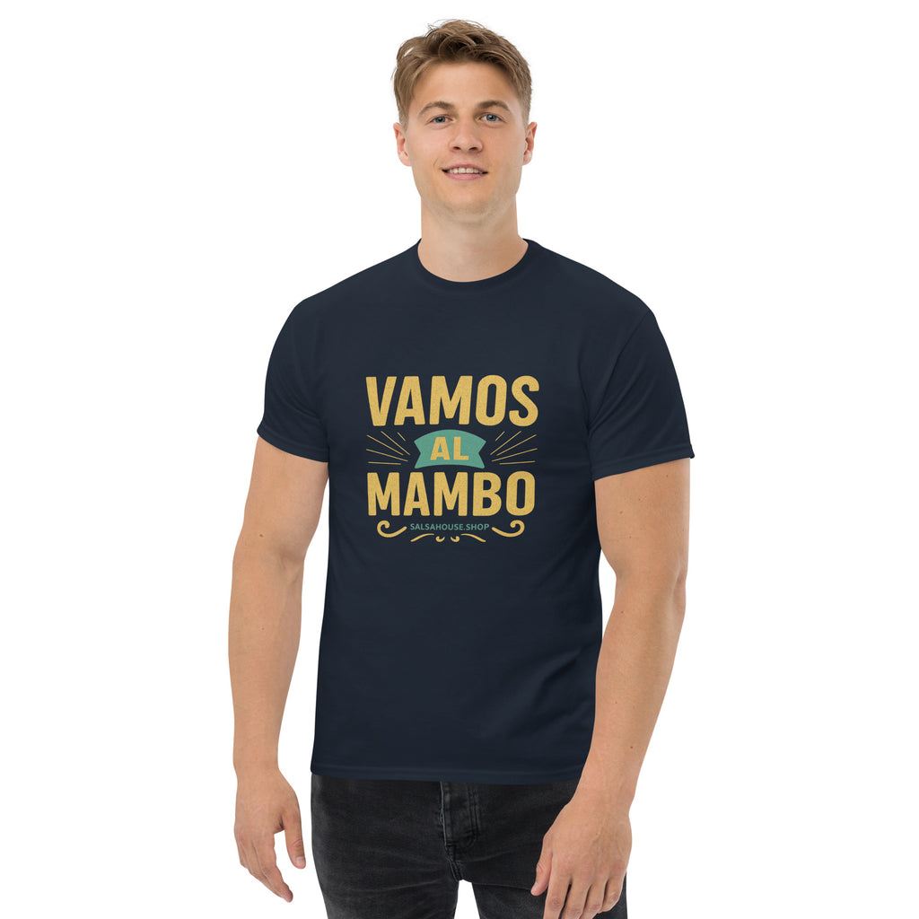 Unisex classic tee-VAMOS AL MAMBO-navy