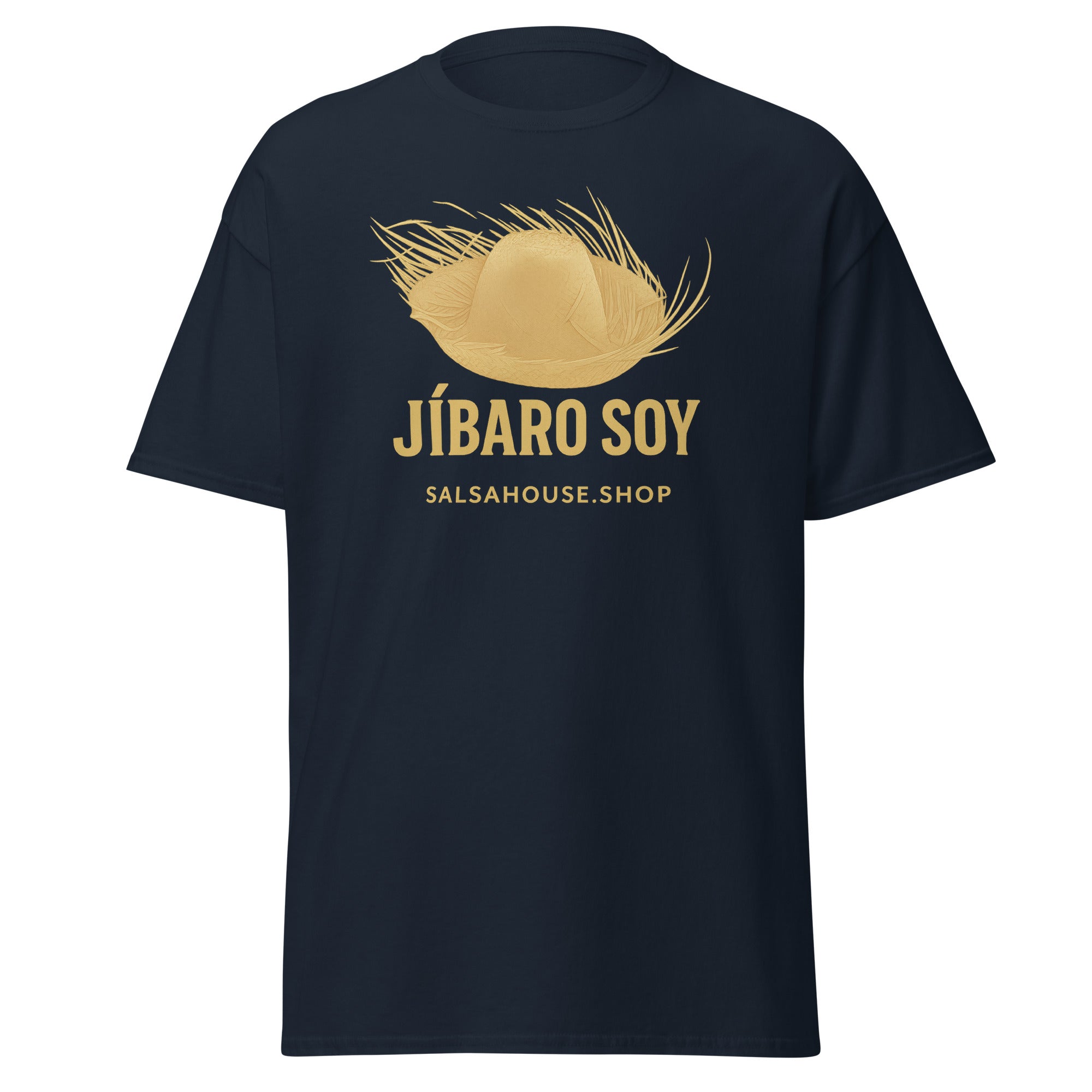 Unisex classic tee-JÍBARO SOY-navy
