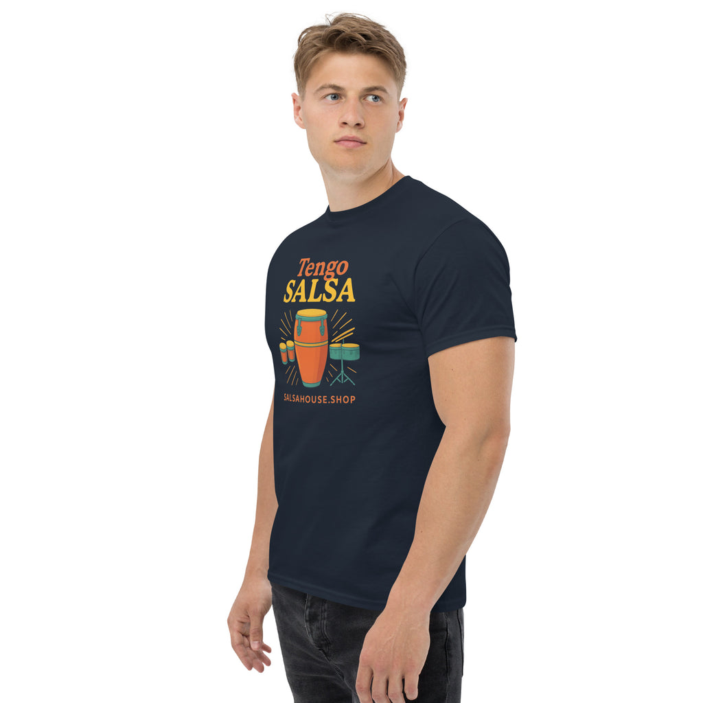 Unisex classic tee-TENGO SALSA-navy