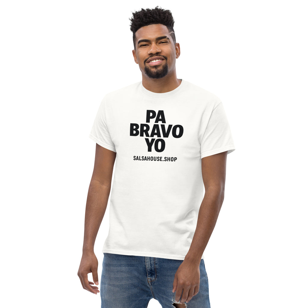 Unisex classic tee-PA BRAVO YO-plain-white