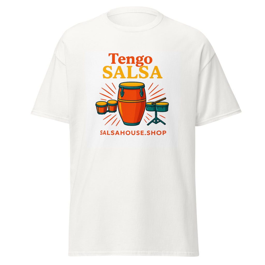 Unisex classic tee-TENGO SALSA-white
