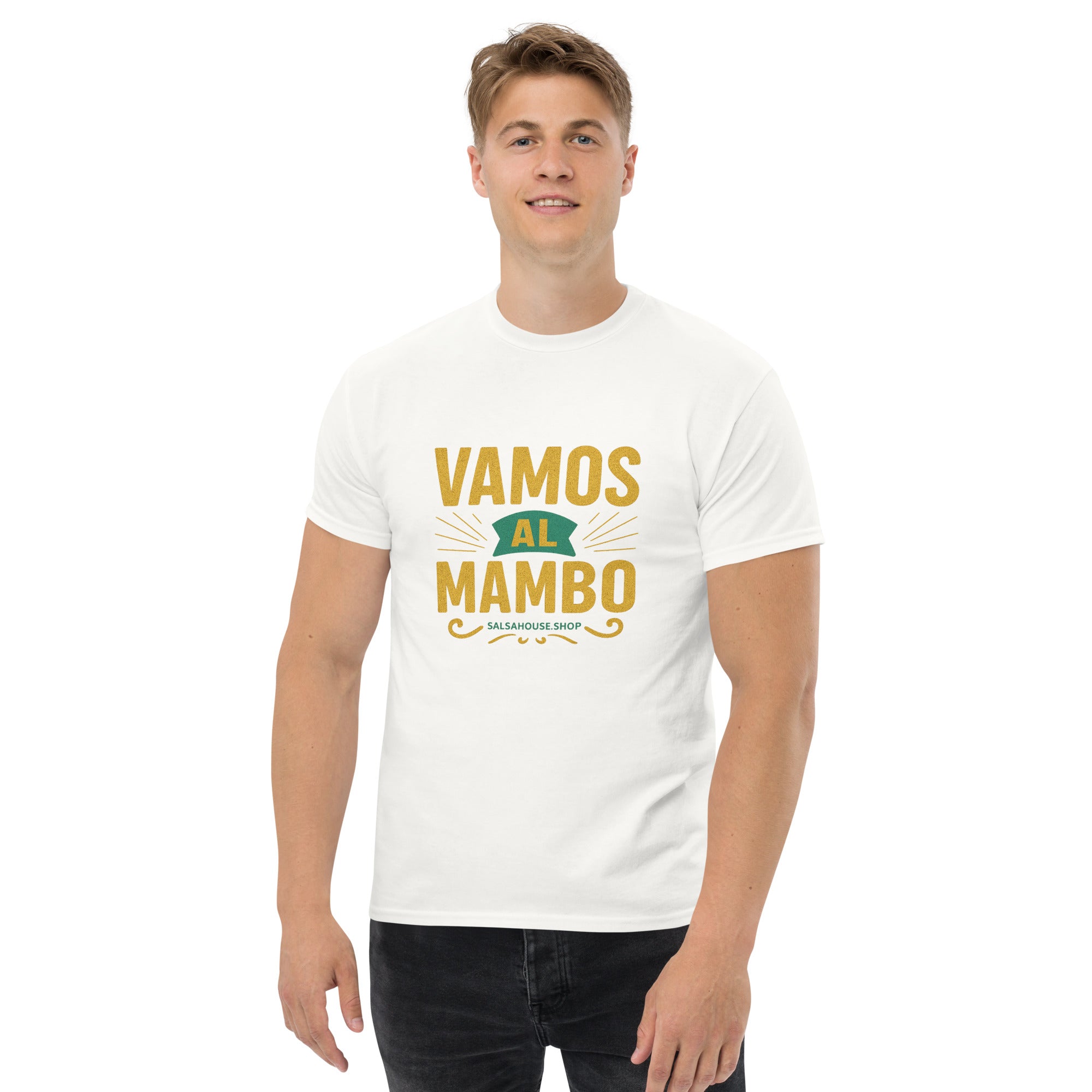 Unisex classic tee-VAMOS AL MAMBO-white