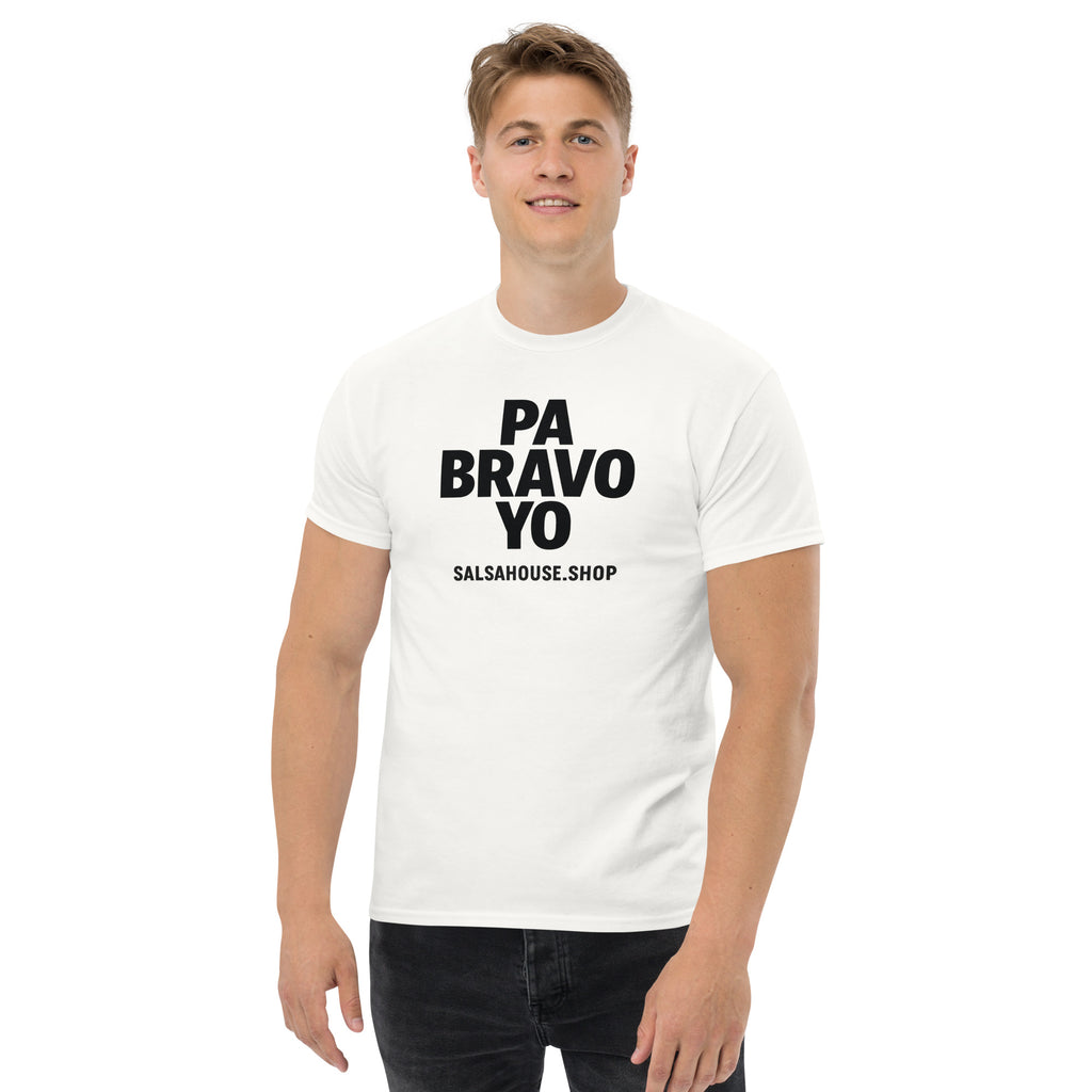 Unisex classic tee-PA BRAVO YO-plain-white