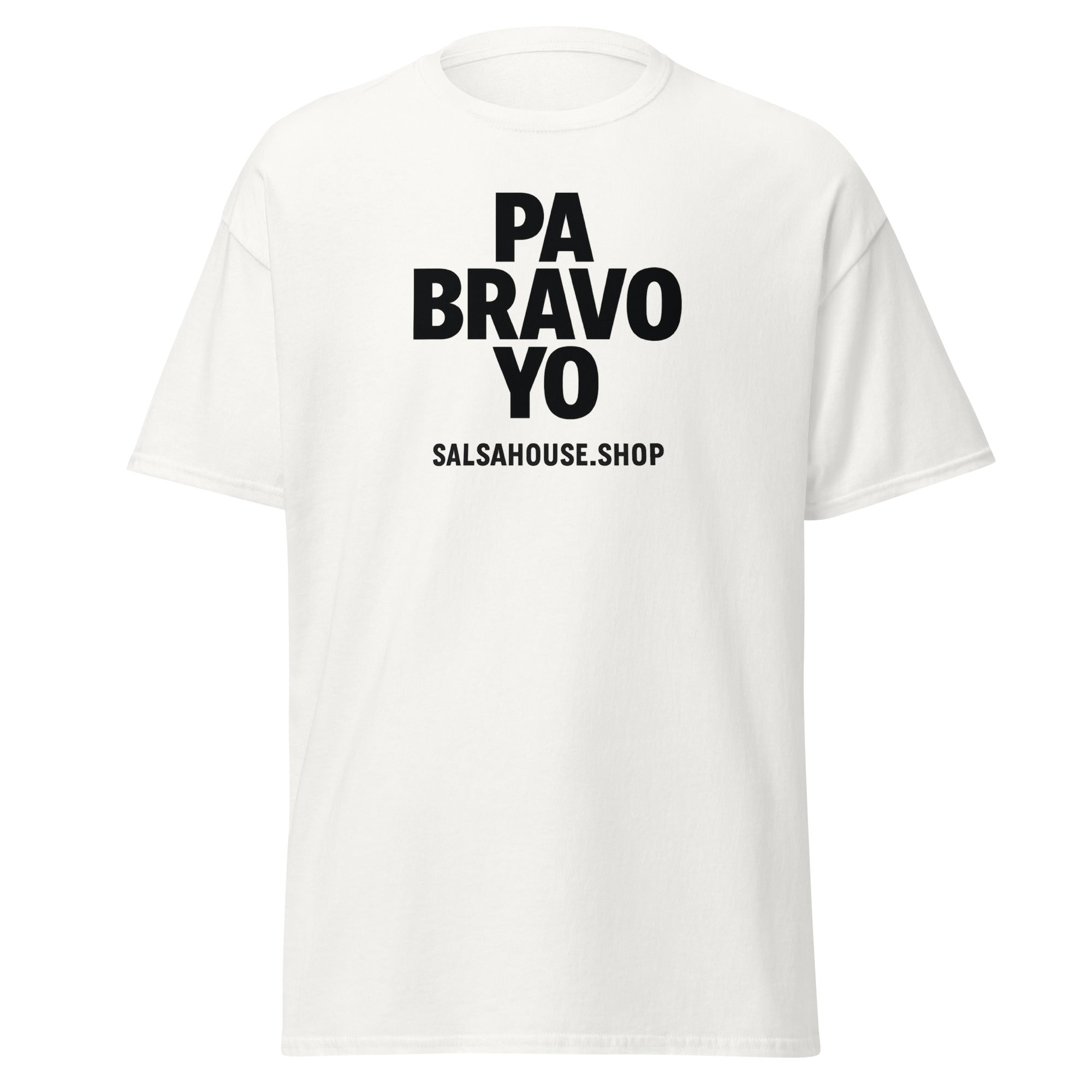 Unisex classic tee-PA BRAVO YO-plain-white