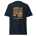 Unisex classic tee-VIVA LA SALSA-navy